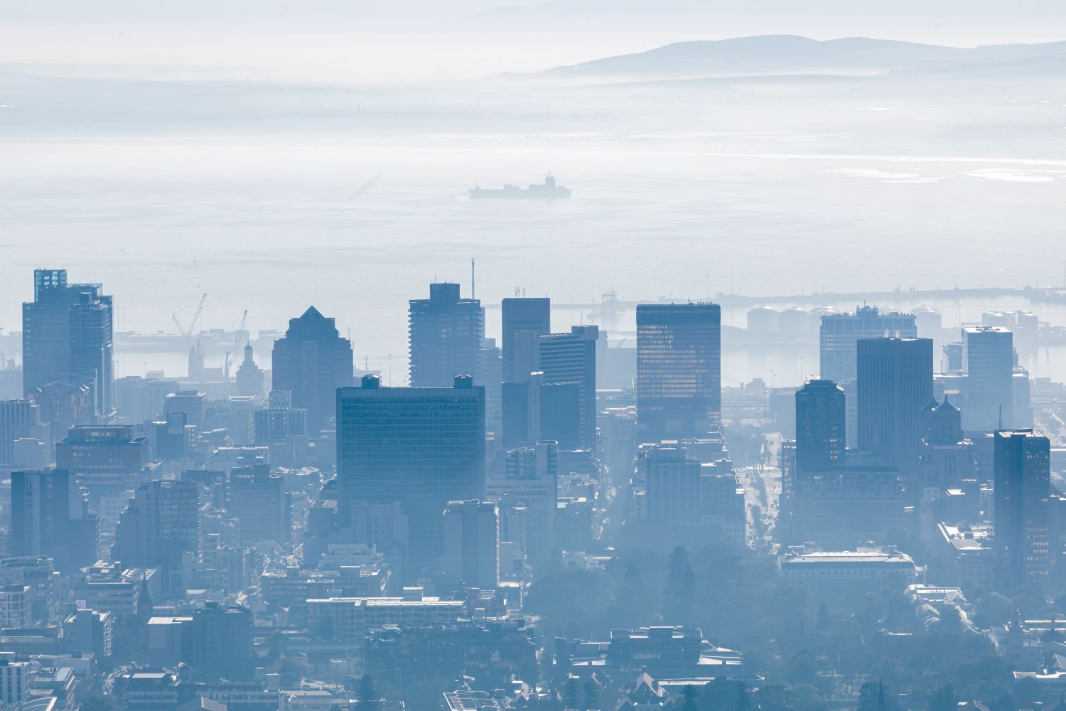 city with poor air quality
